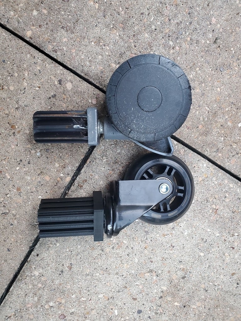 Weber GENESIS Grill Caster/Wheel Retrofit Adapter Insert