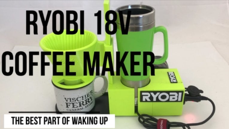 RYOBI 18V Coffee Maker