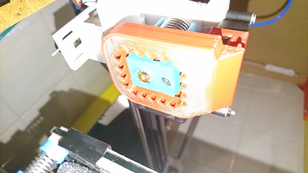 Anet A8 e3d v6 Bowden Print Carriage cooling REDUX remix (duct)
