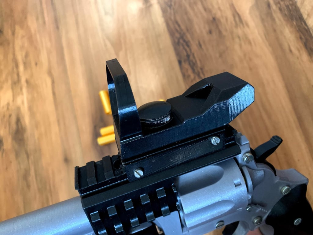 fake red dot sight for picatinny rail