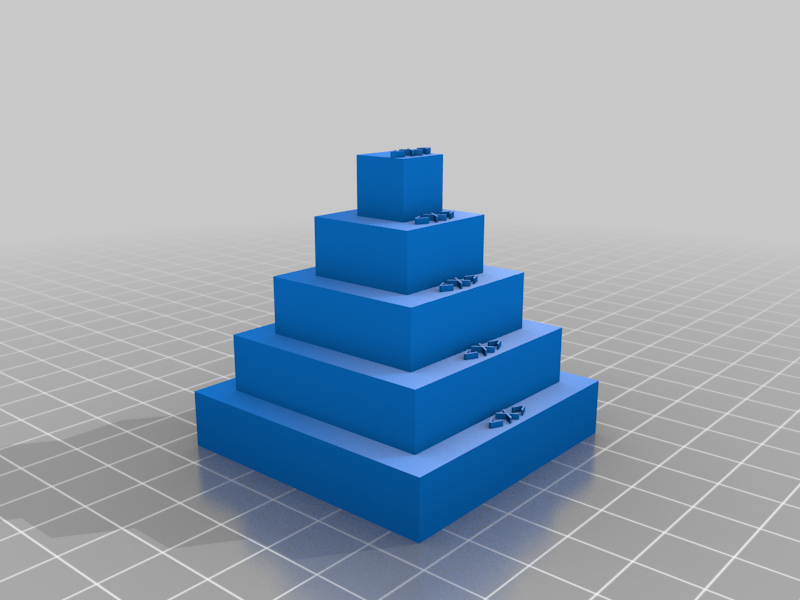3D printer Calibration Pyramid