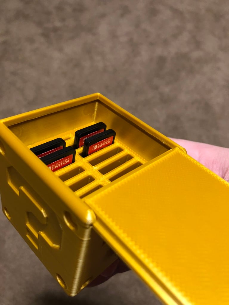 Nintendo Switch Question Box Cartridge Holder - sliding lid