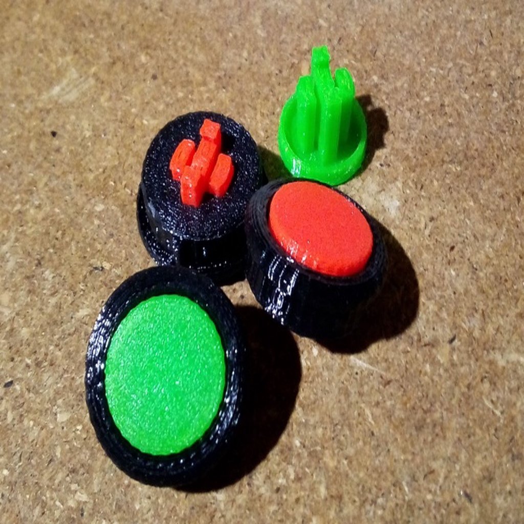 Push button "cover" for tactile switch