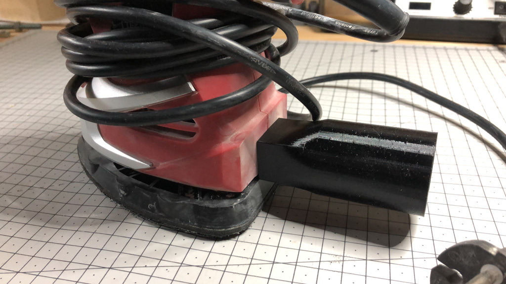 Vac adapter for mouse sander Teknico [with Fusion 360 source]