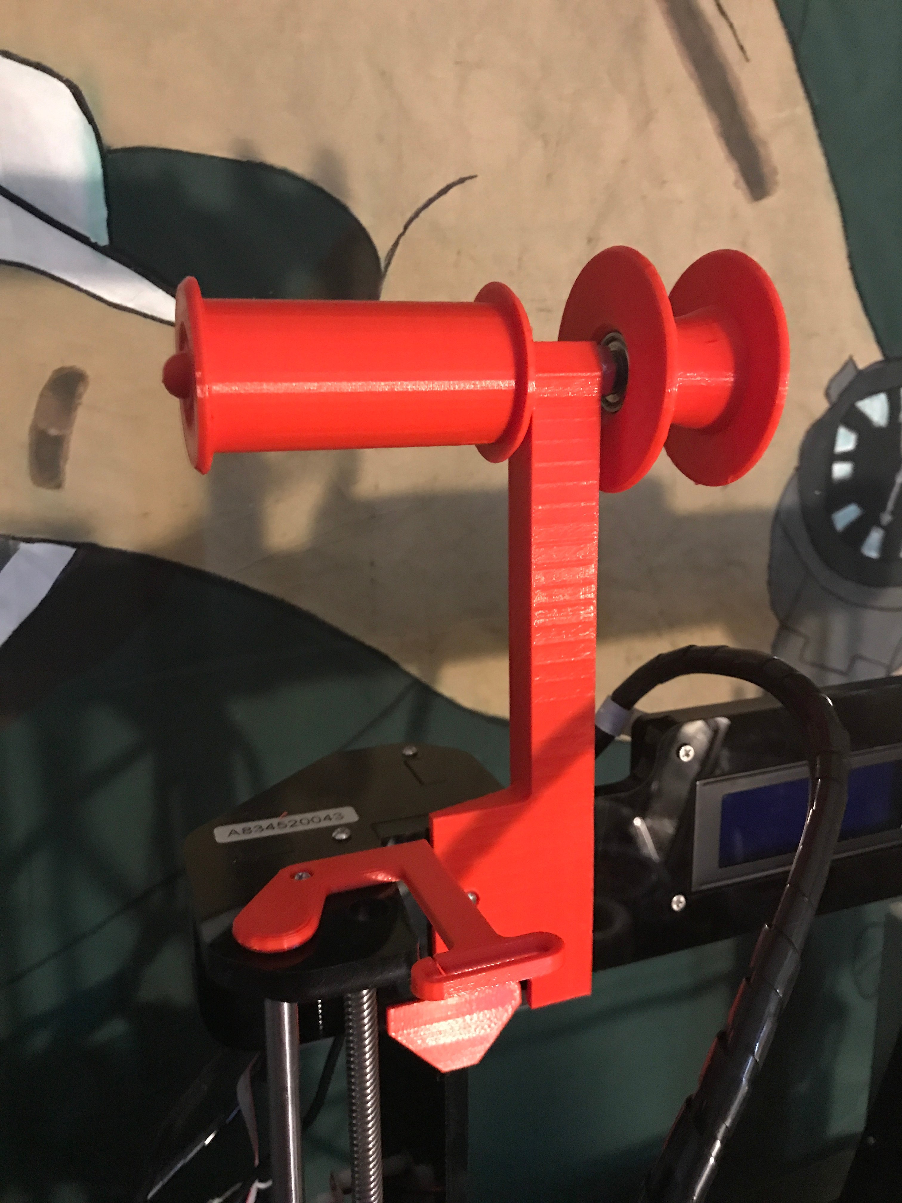 Anet A8 filament holder