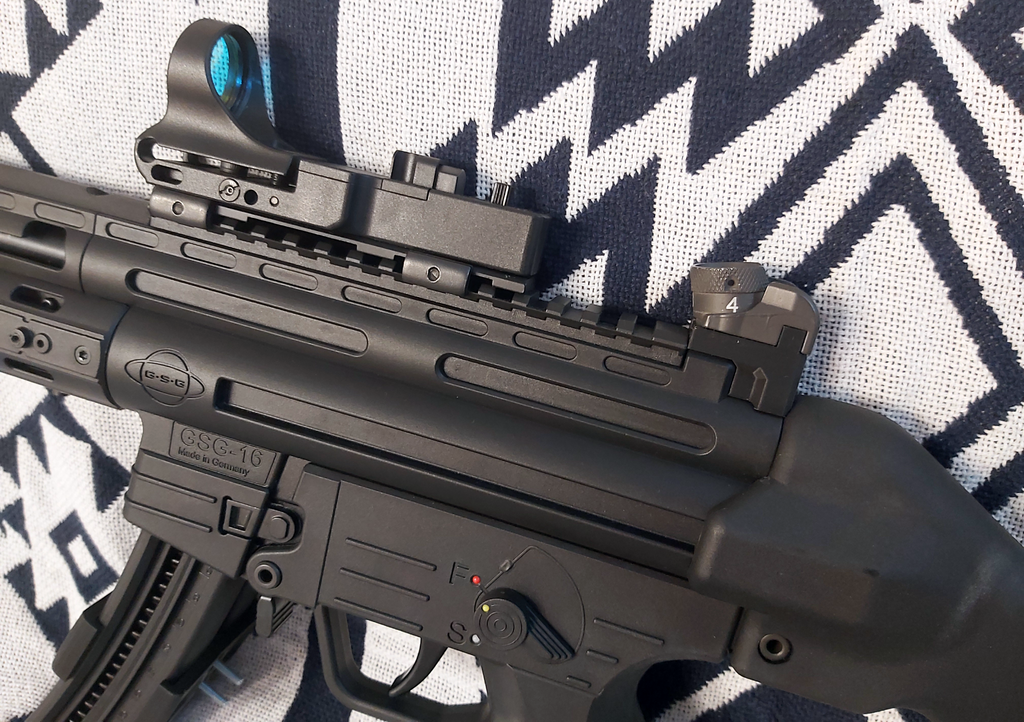 GSG-16 HK style diopter rear sight mount