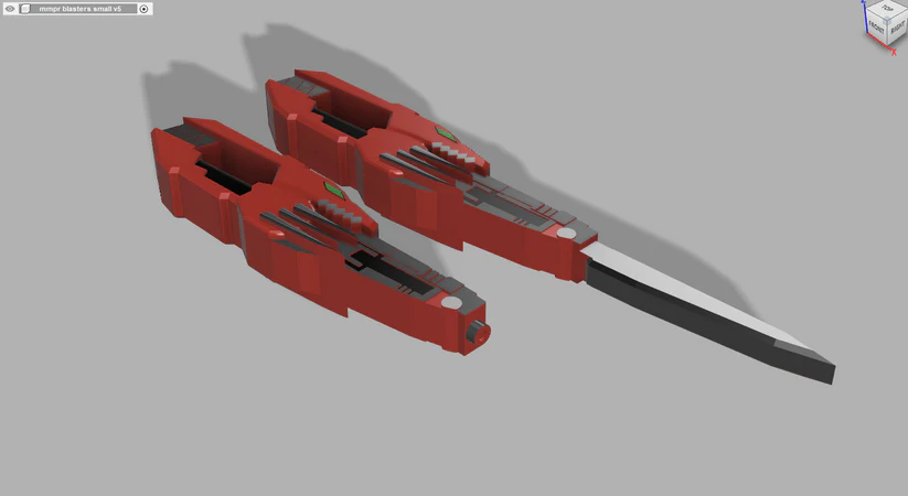 Miniatura 4 do modelo 3D MMPR Blasters