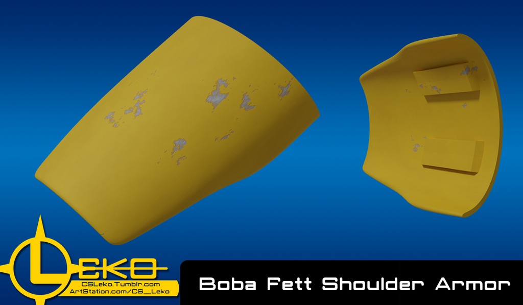 Boba Fett (Or Generic Mandalorian) Shoulder Armor