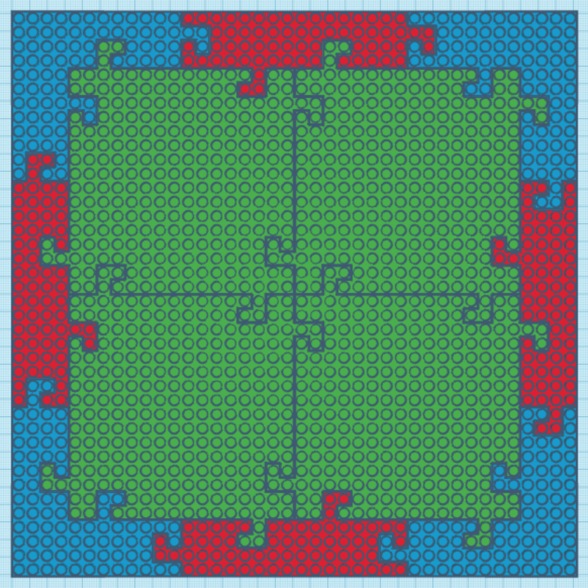 Interlocking Base Plate System For LEGO