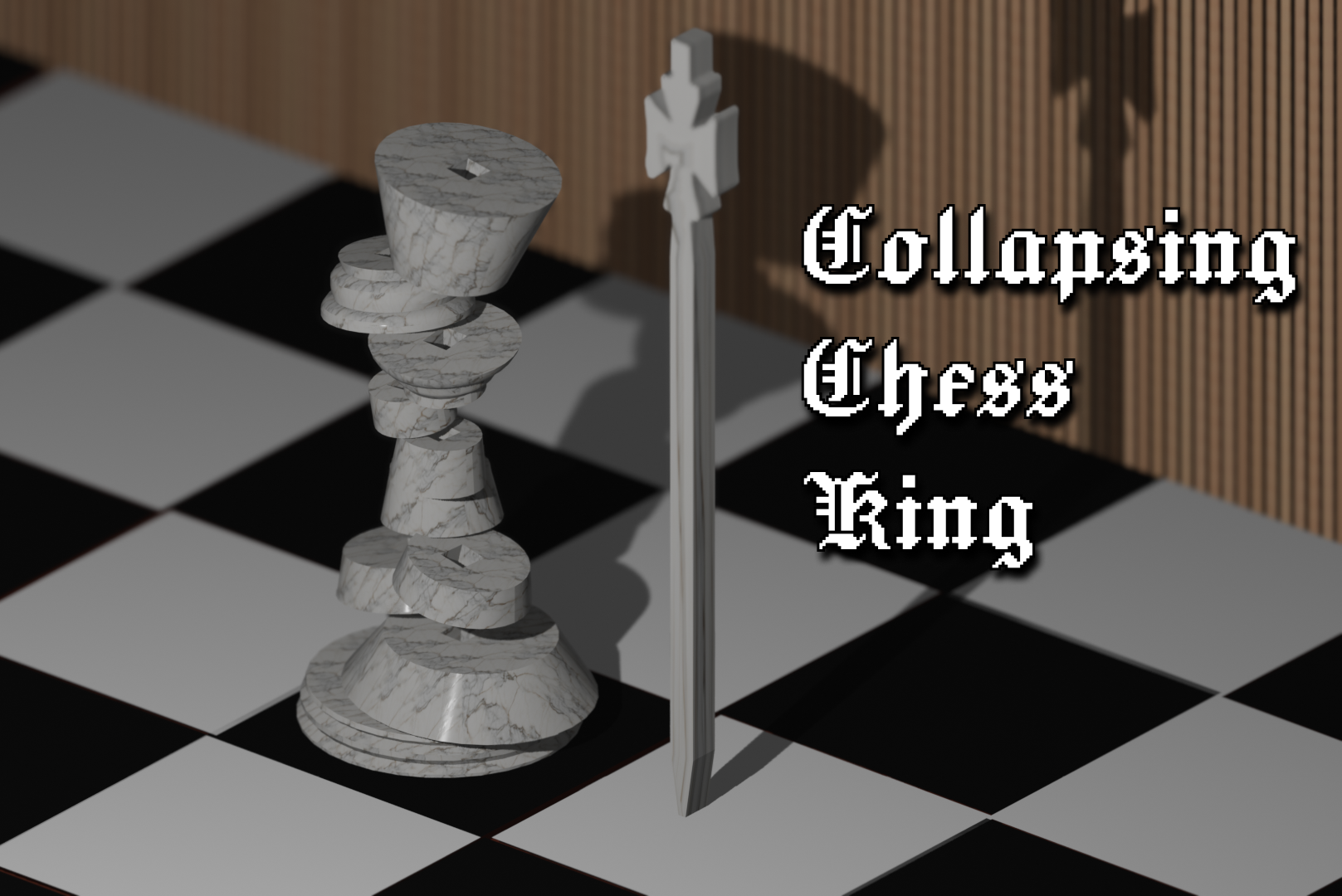 Collapsing Chess King