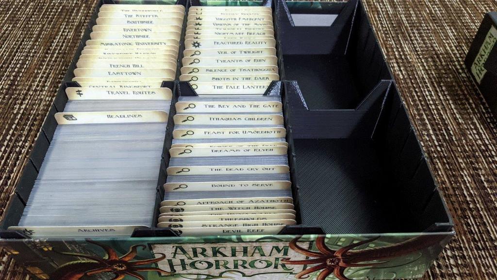 Arkham Horror 3rd Edition and Expansions Organizer