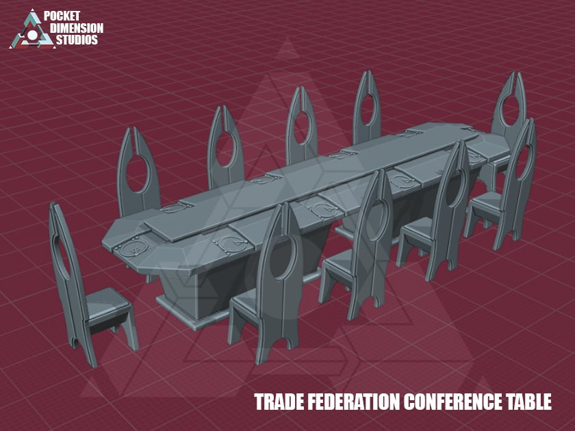 Trade Federation Conference Table (Legion Scale)