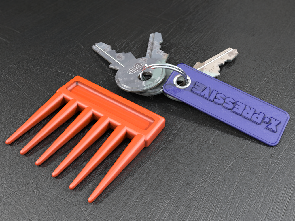 Long Hair Pocket Comb