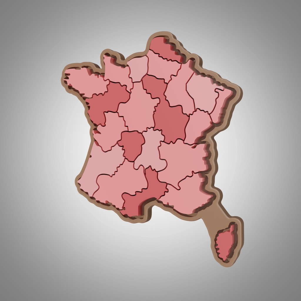 France Map Puzzle
