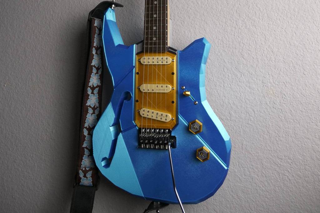 Polycaster - 3D Printed Guitar