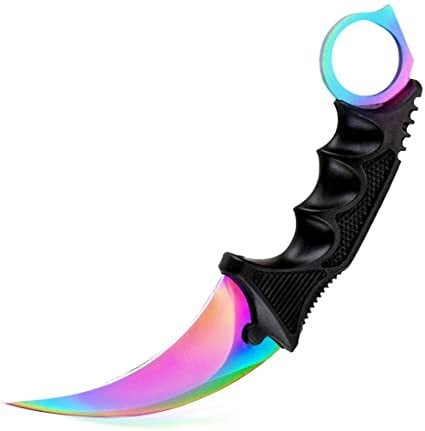 CS-GO Karambit Knife Blade and Handle Separate