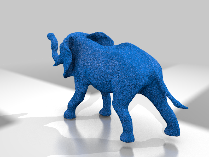 Elephant 3d Animal Model