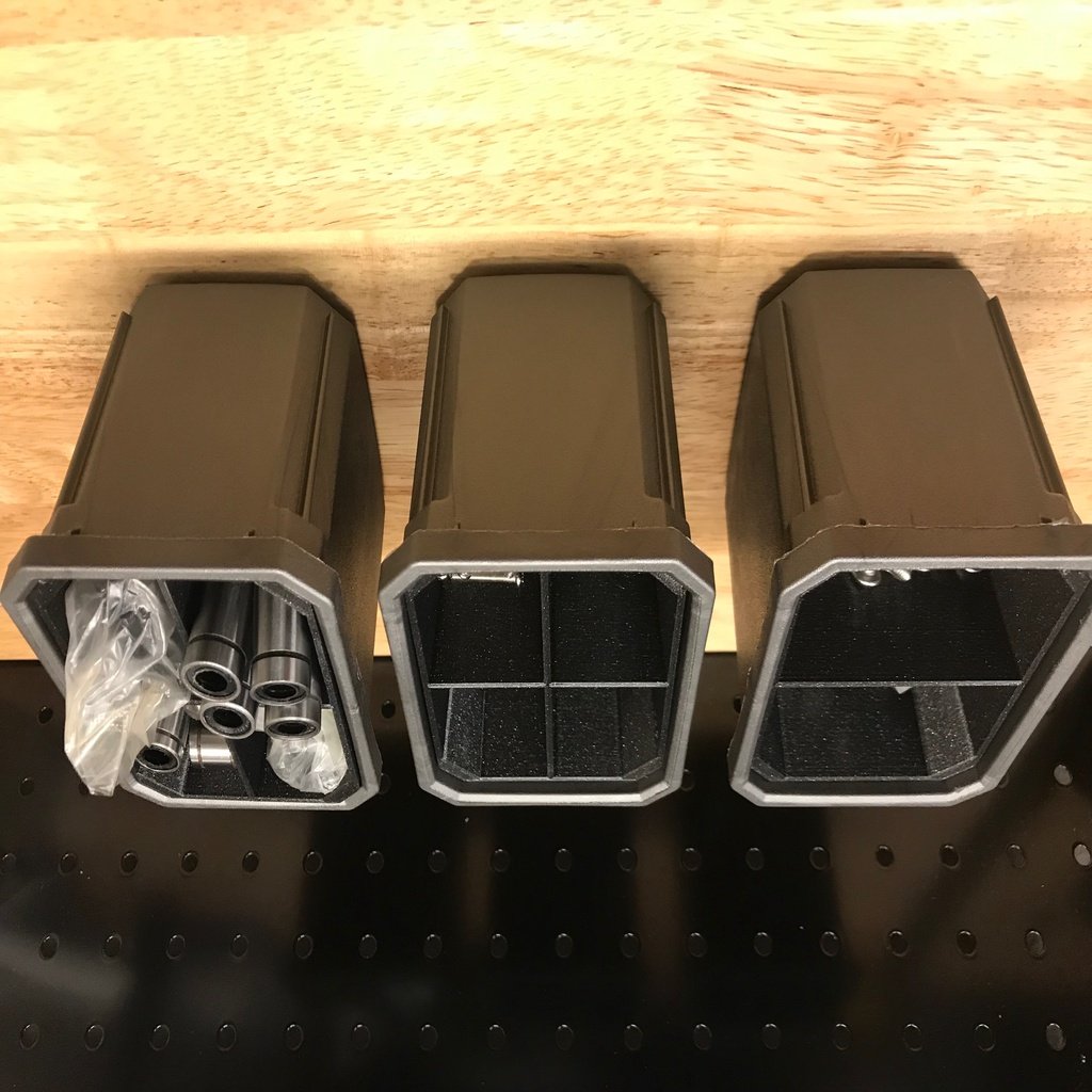 Modular Husky 10-Compartment Interlocking Small Parts Organizer