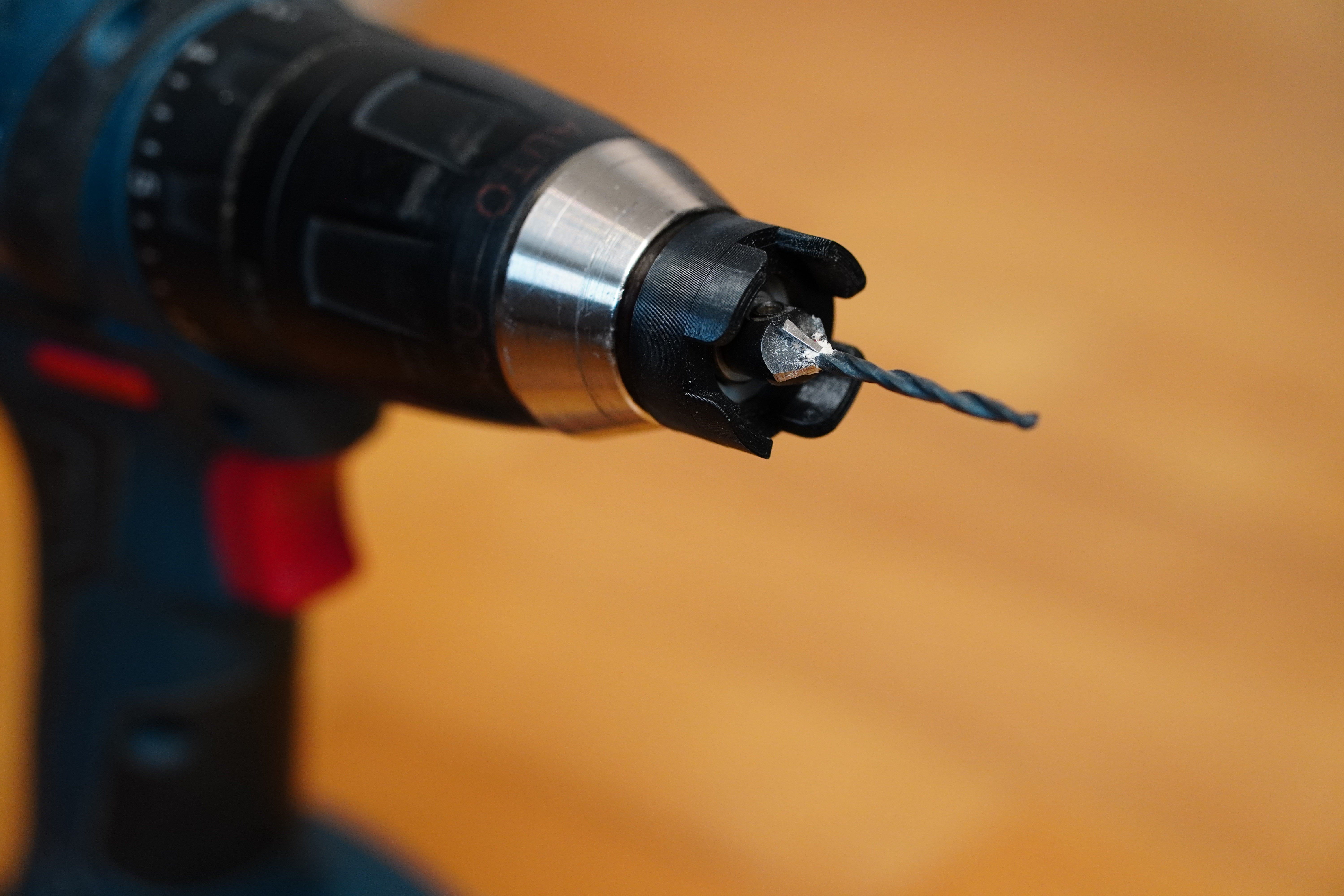 Countersink Drill Bit Depth Stop on Bearing. (Skateboard Bearing)