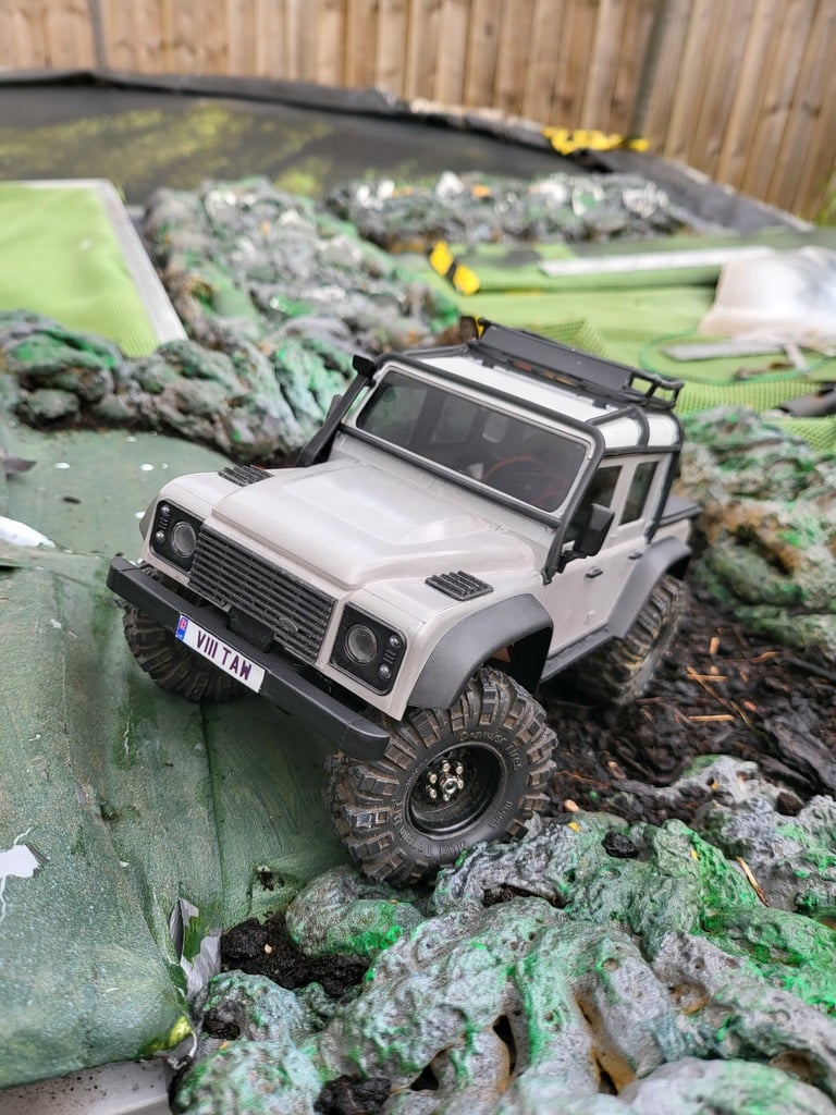 TRX4M Classic Front Bumper with Number Plate Holder