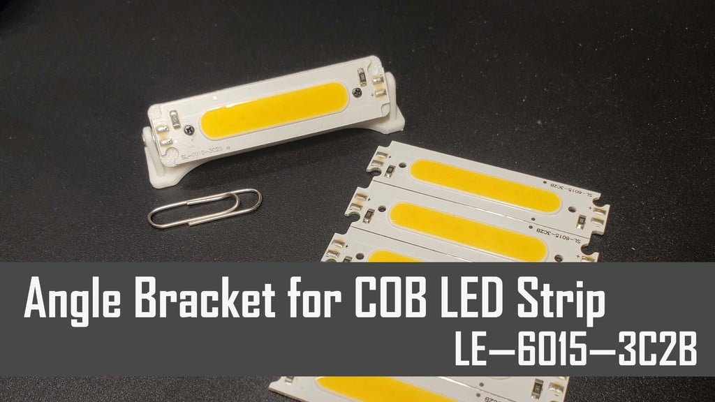 Angle Bracket for COB LED Strip 6015