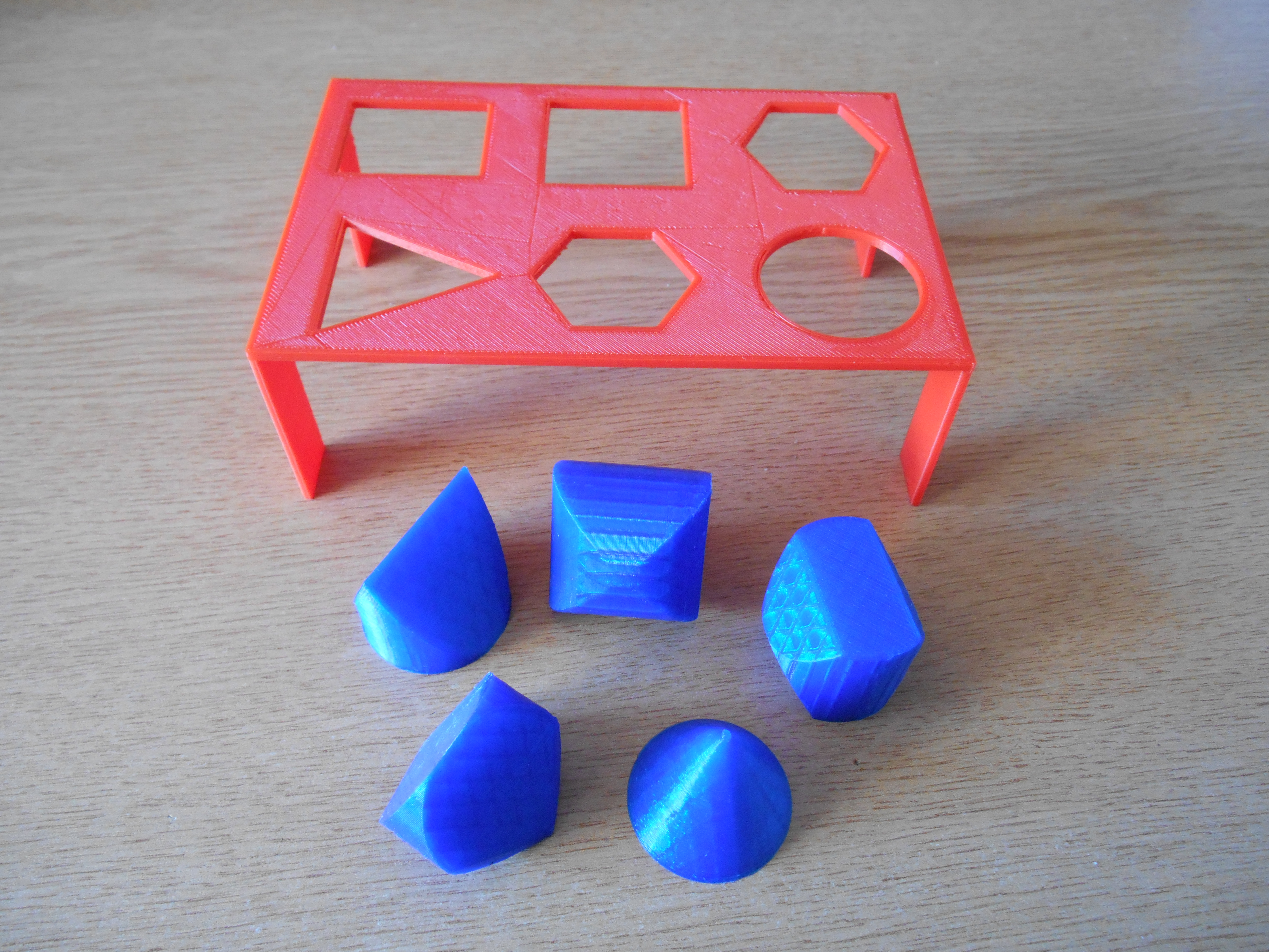 Many-to-Many Shape Sorter (Shadow Sets)