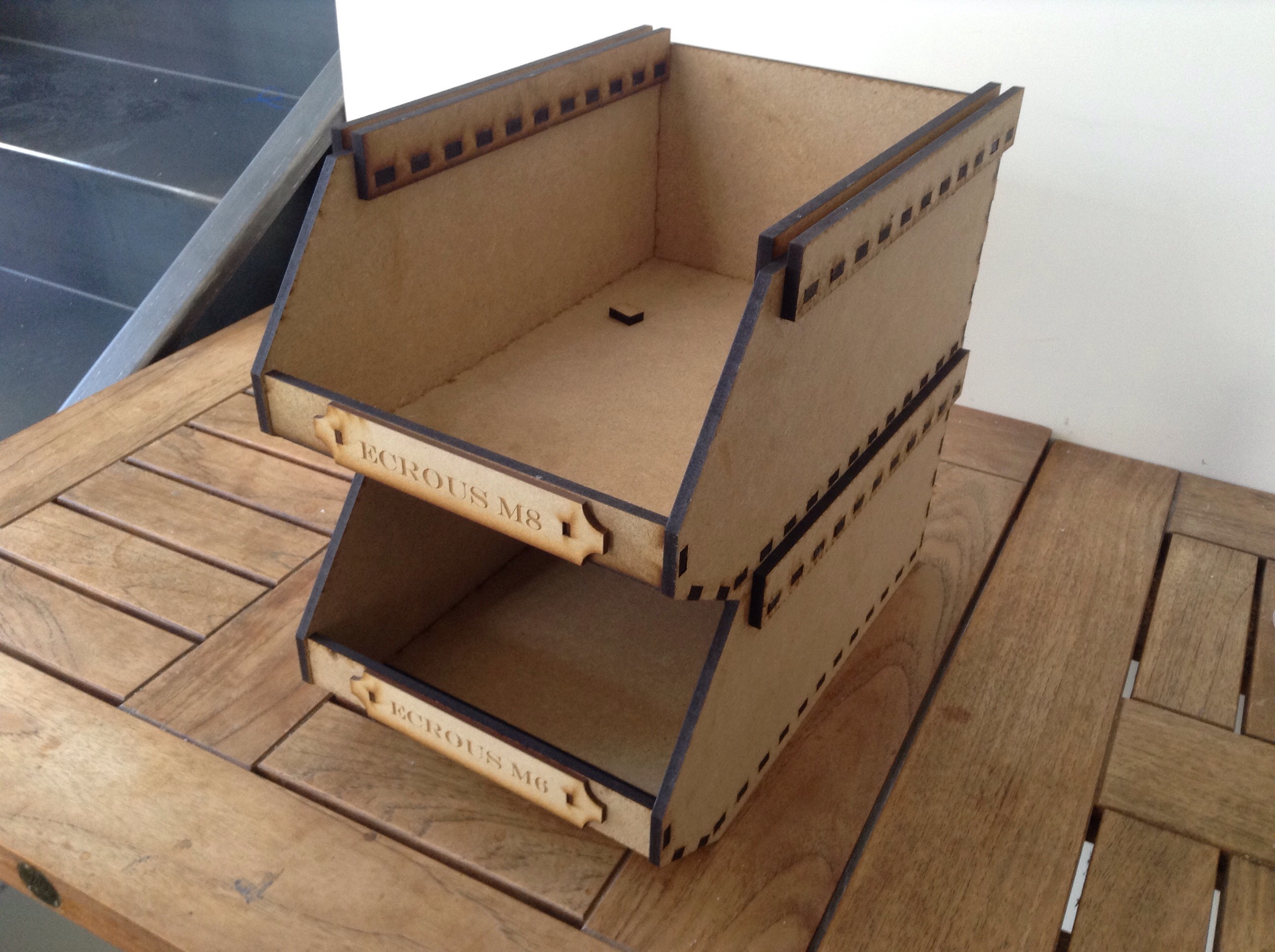 lasercut heavy duty stackable big box