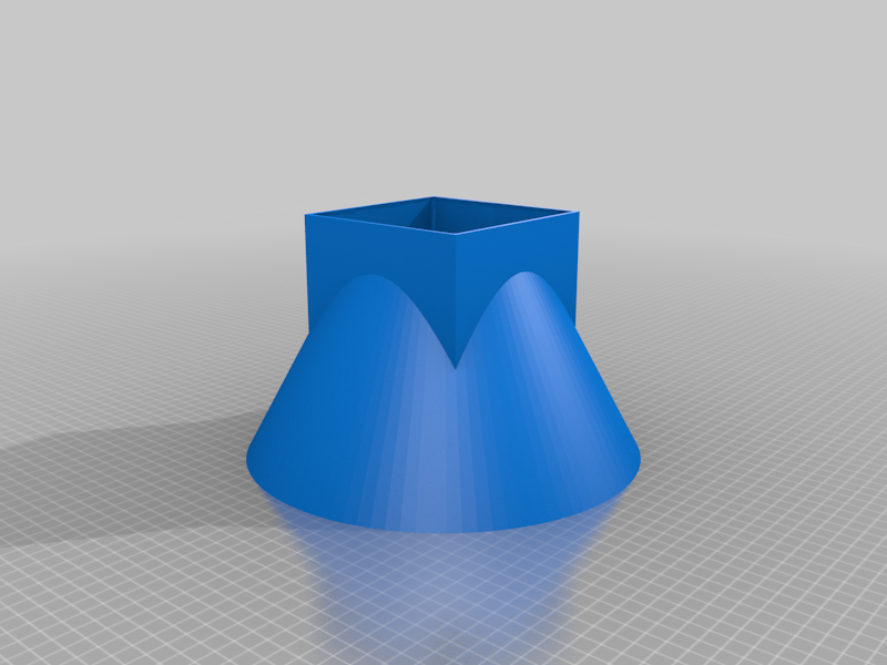 Cinder block funnel