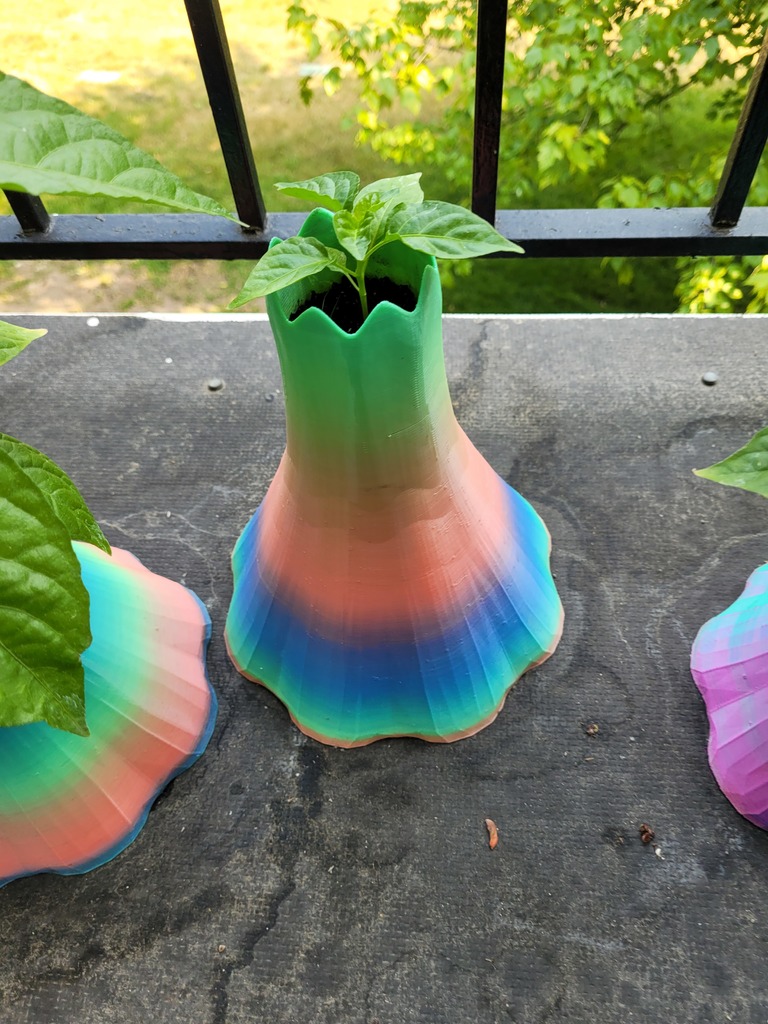 Volcano Pot for growing Hot Peppers