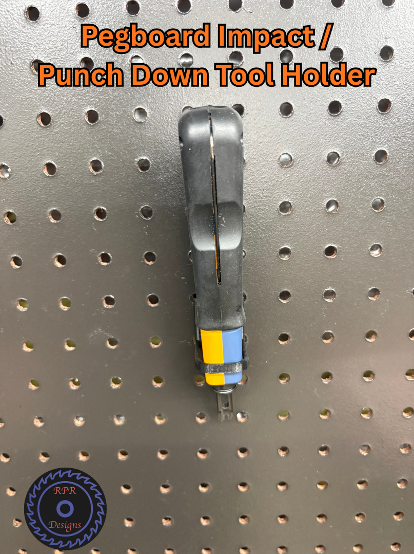 Pegboard Impact/Punch Down Tool Holder