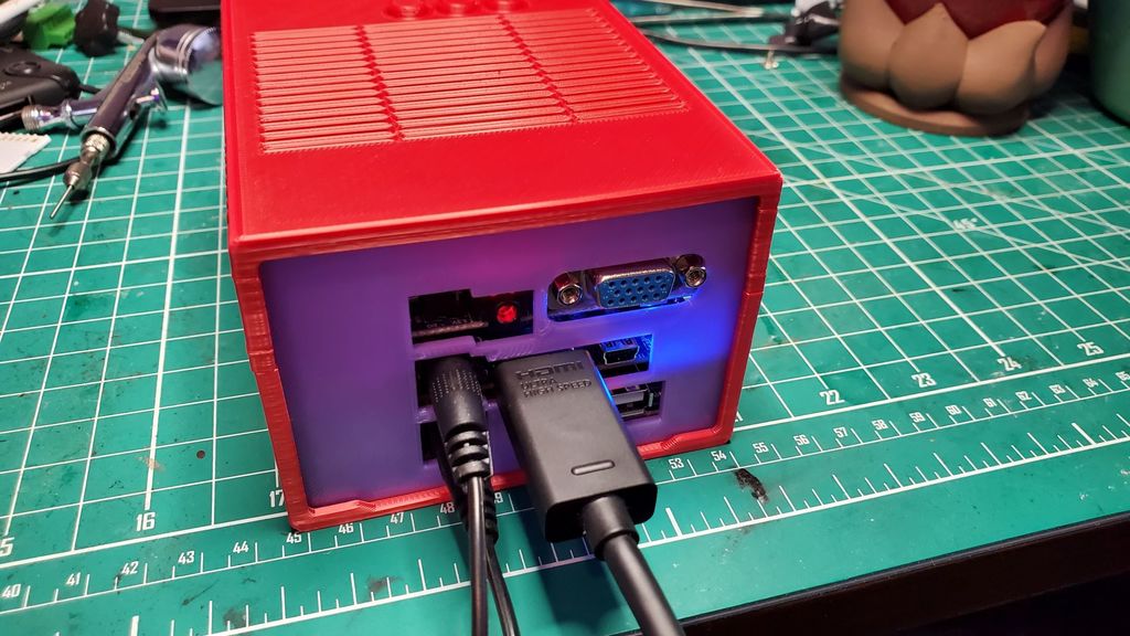 MiSTer - Case Bottom Remix with USB Hub support
