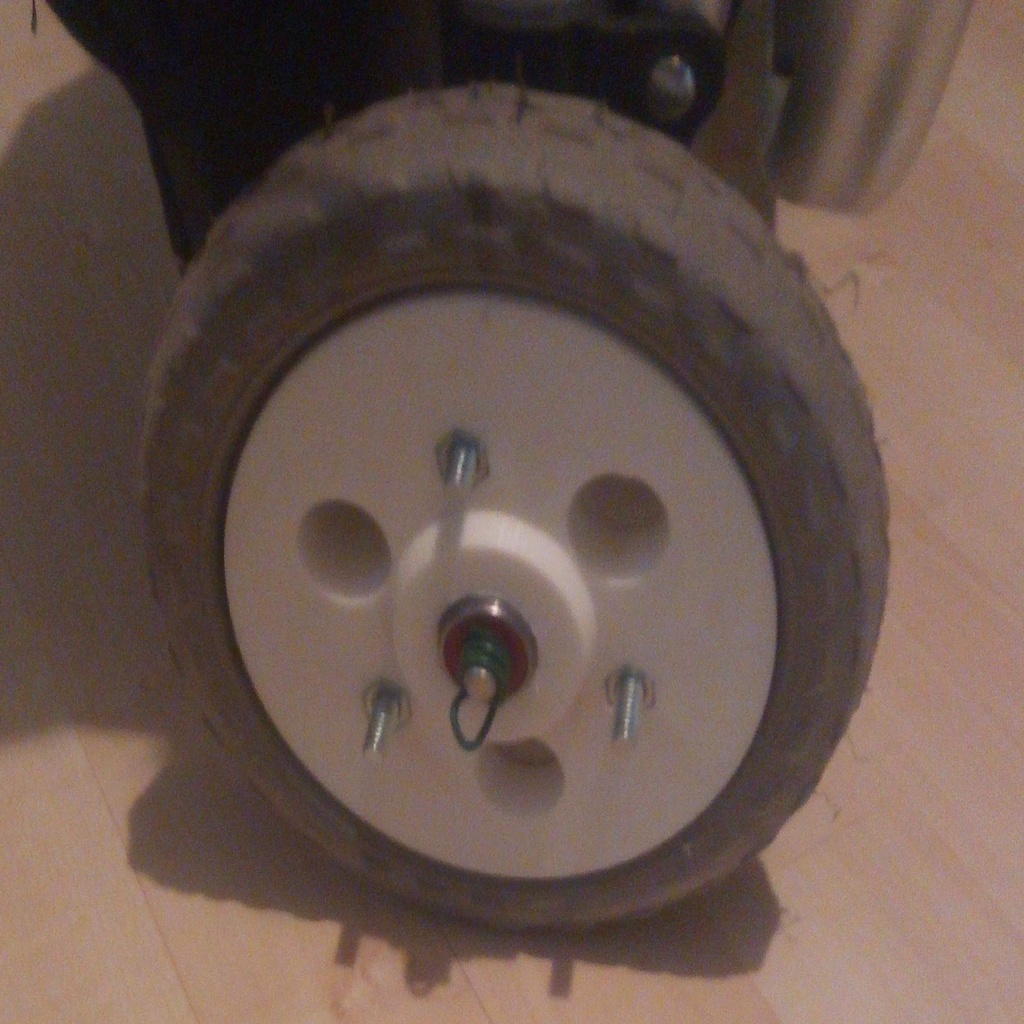 Cart wheels using bearings
