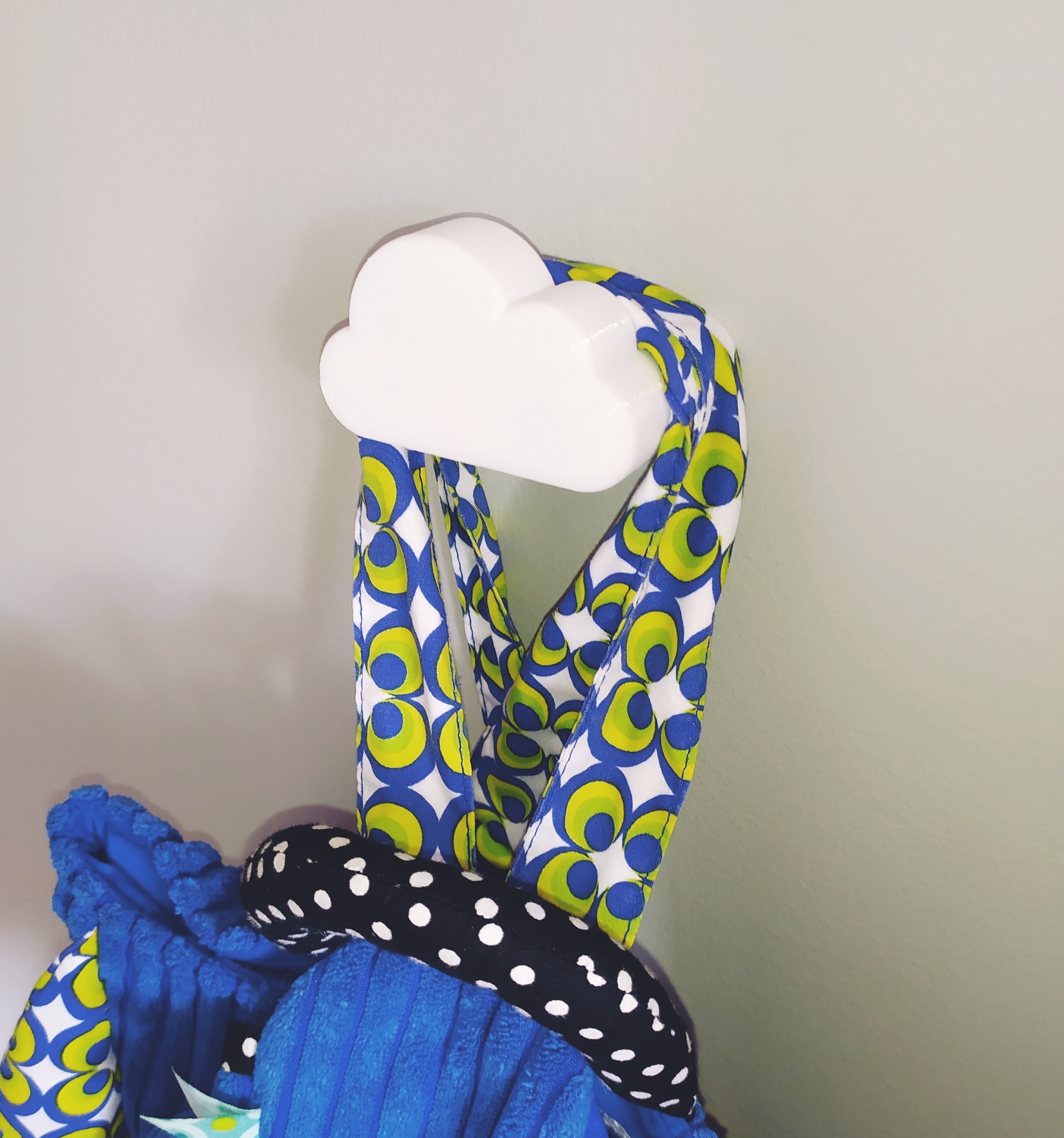 Porte manteau nuage + etoile - Cloud + star coat hanger