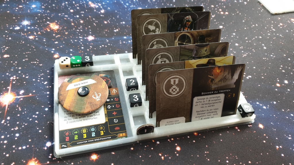 Pilot tray for X-Wing 2.0