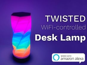 Twisted WiFi Controlled Desk Lamp