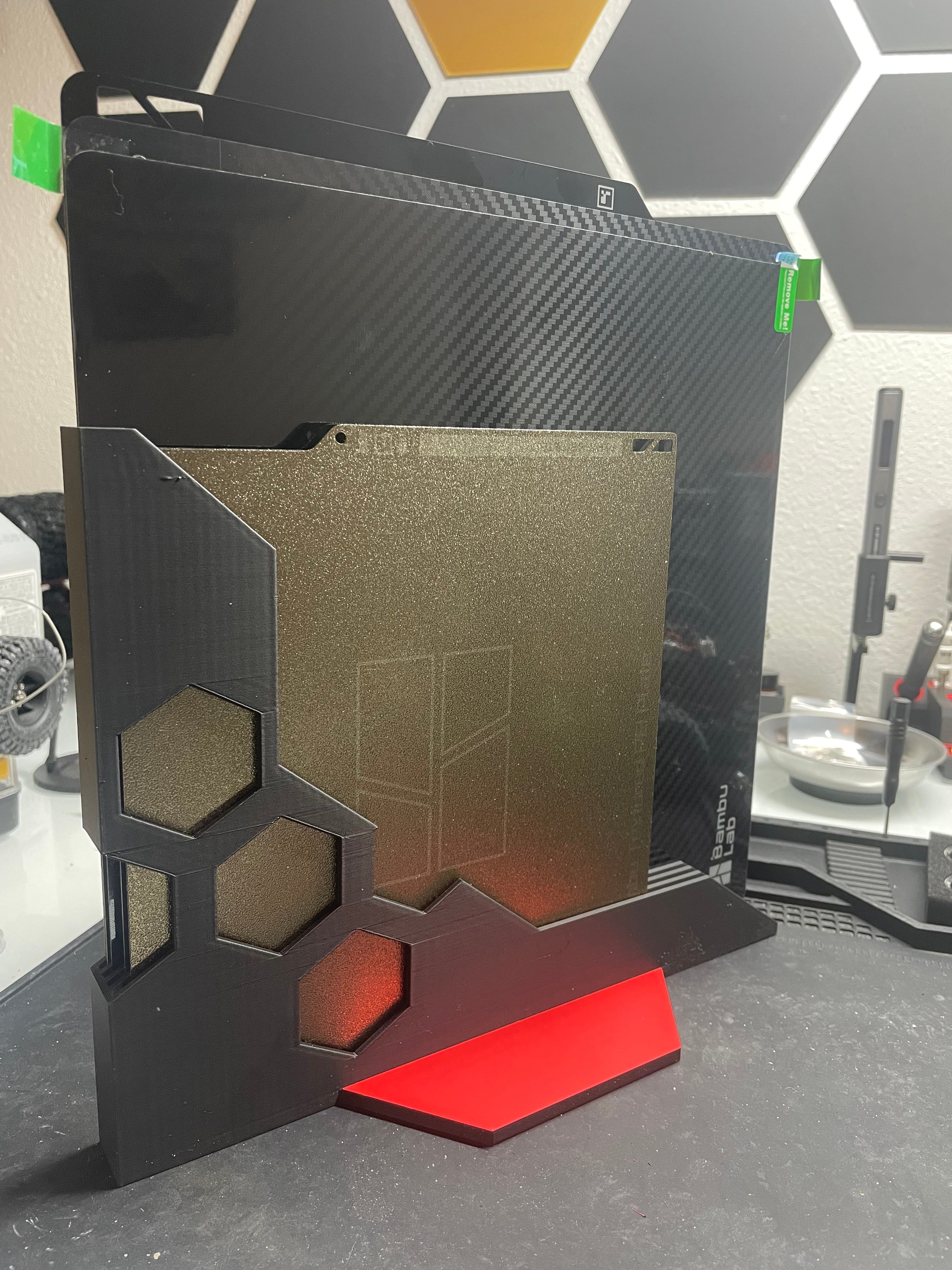 Bambu Lab 3D-Printer Plate Holder (X1, A1 Mini)