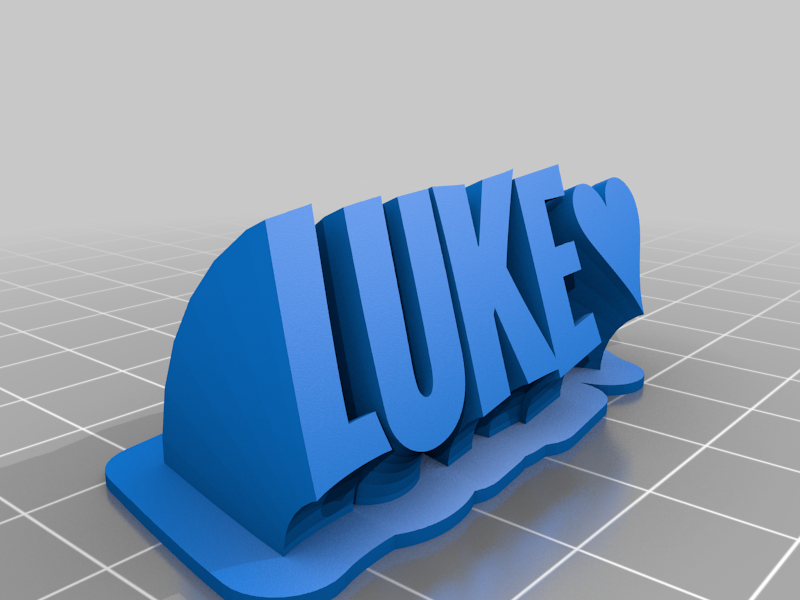 Luke with heart