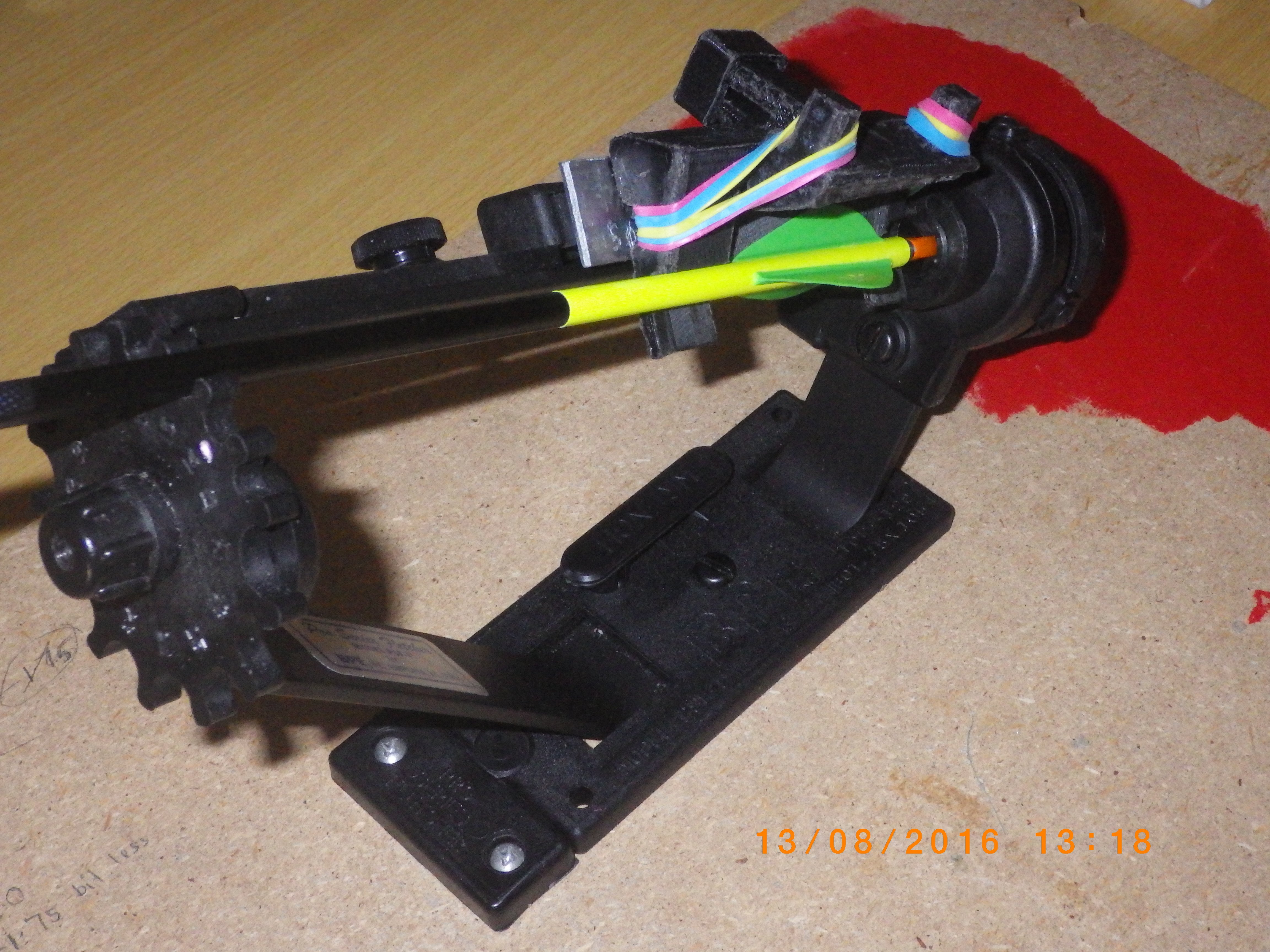 Helix RH clamp for BPE Pro arrow fletching jig (may suit other jigs as well)