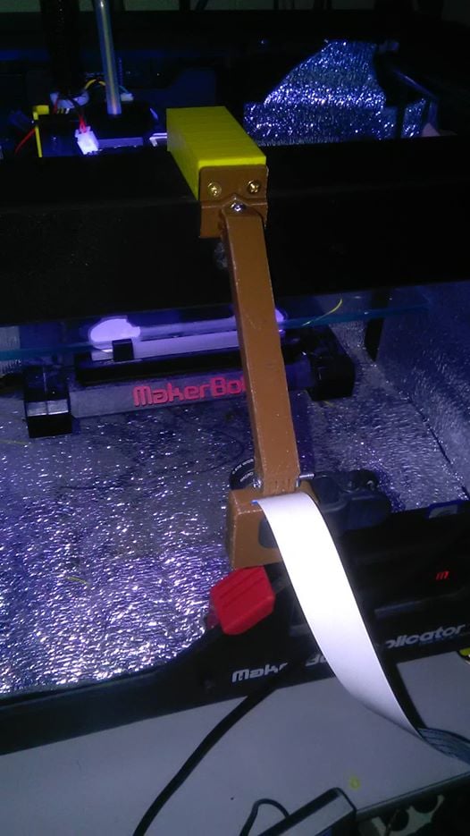 Replicator 2 camera mount adapter