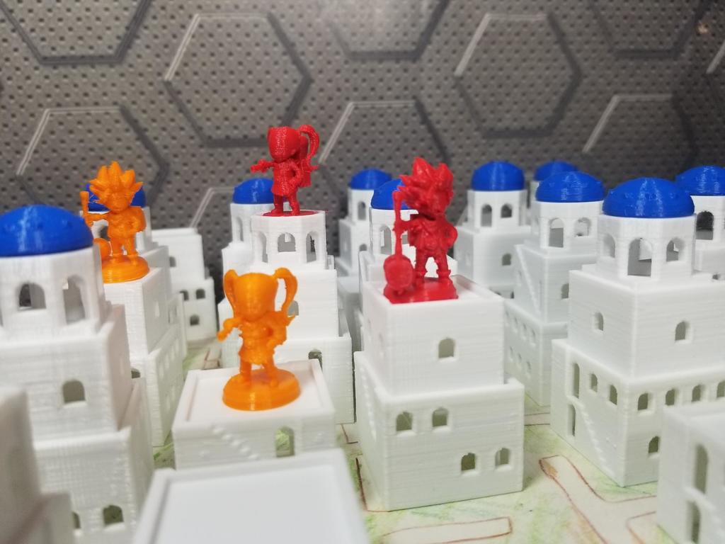 Santorini Fully Nested Print - No Supports