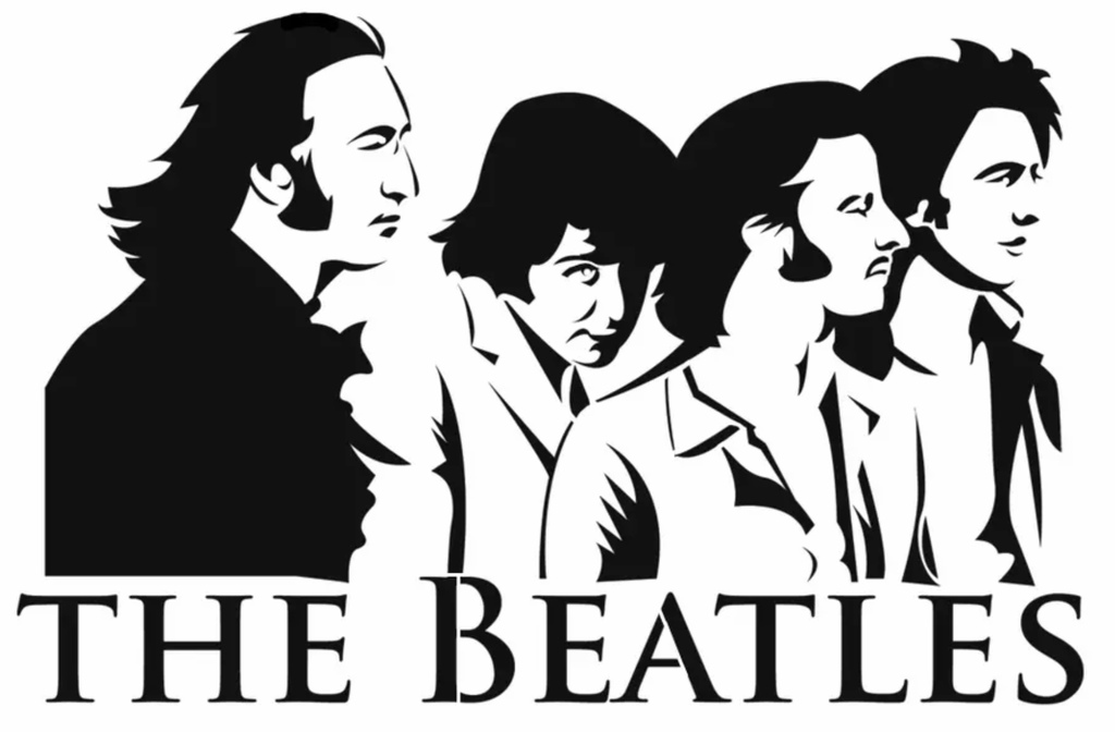 The Beatles stencil