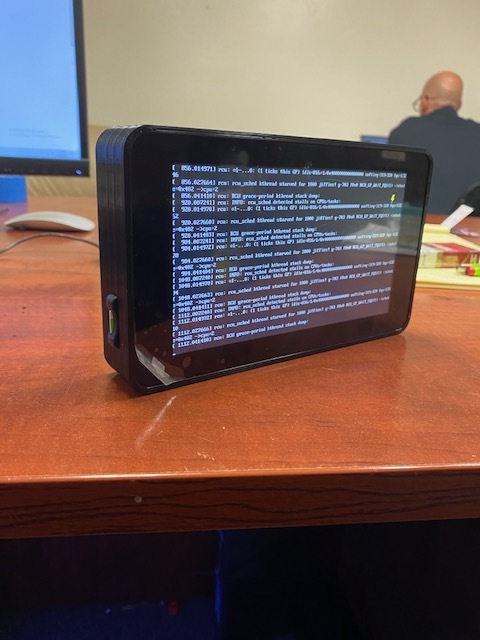 RPI4 portable tablet wireless charging