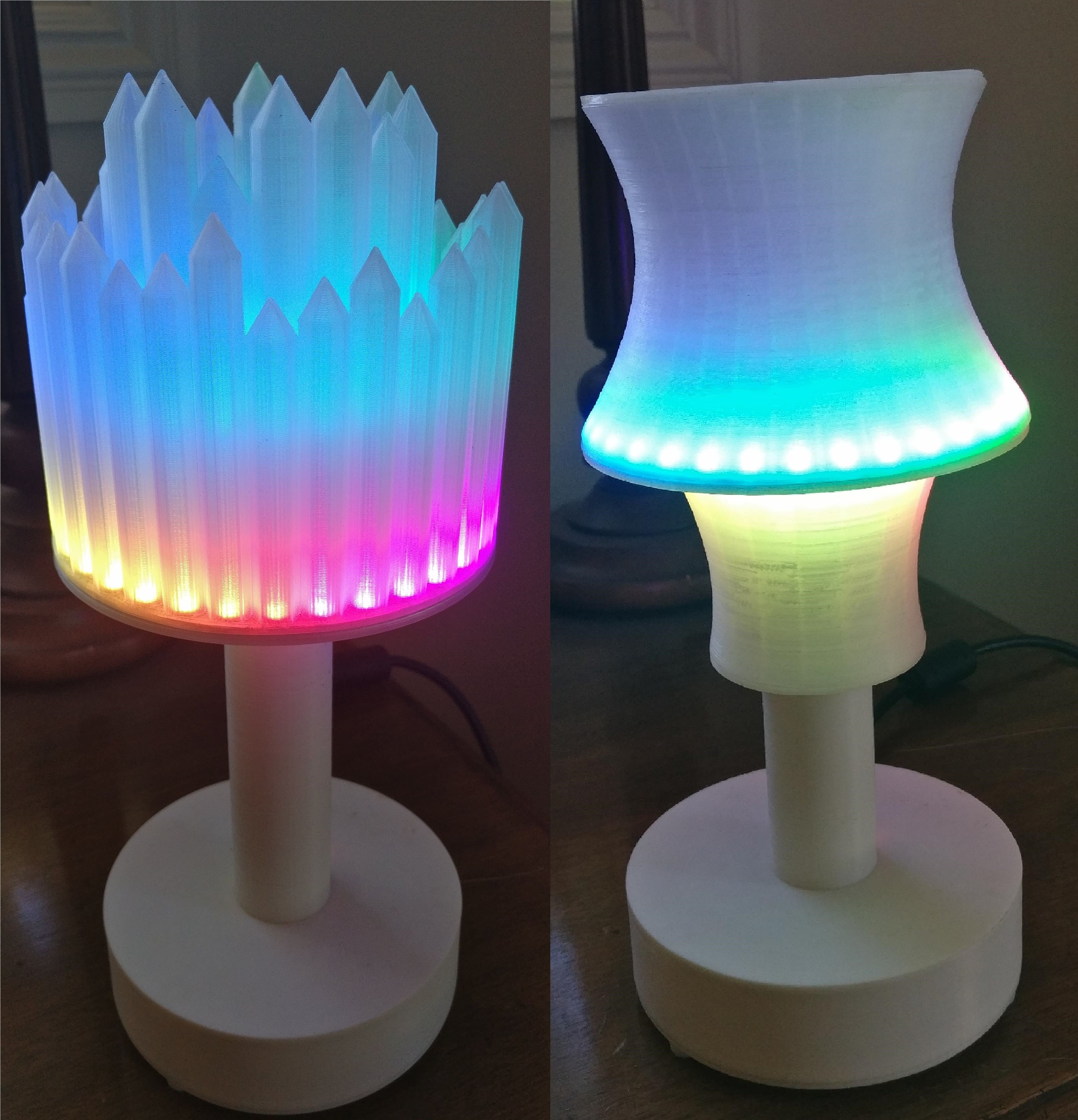 Modular Neopixel Ring Lamp