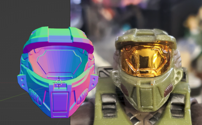 Joyride Master Chief Helmet for Jazwares Spartan Collection (Halo 2 Helmet)