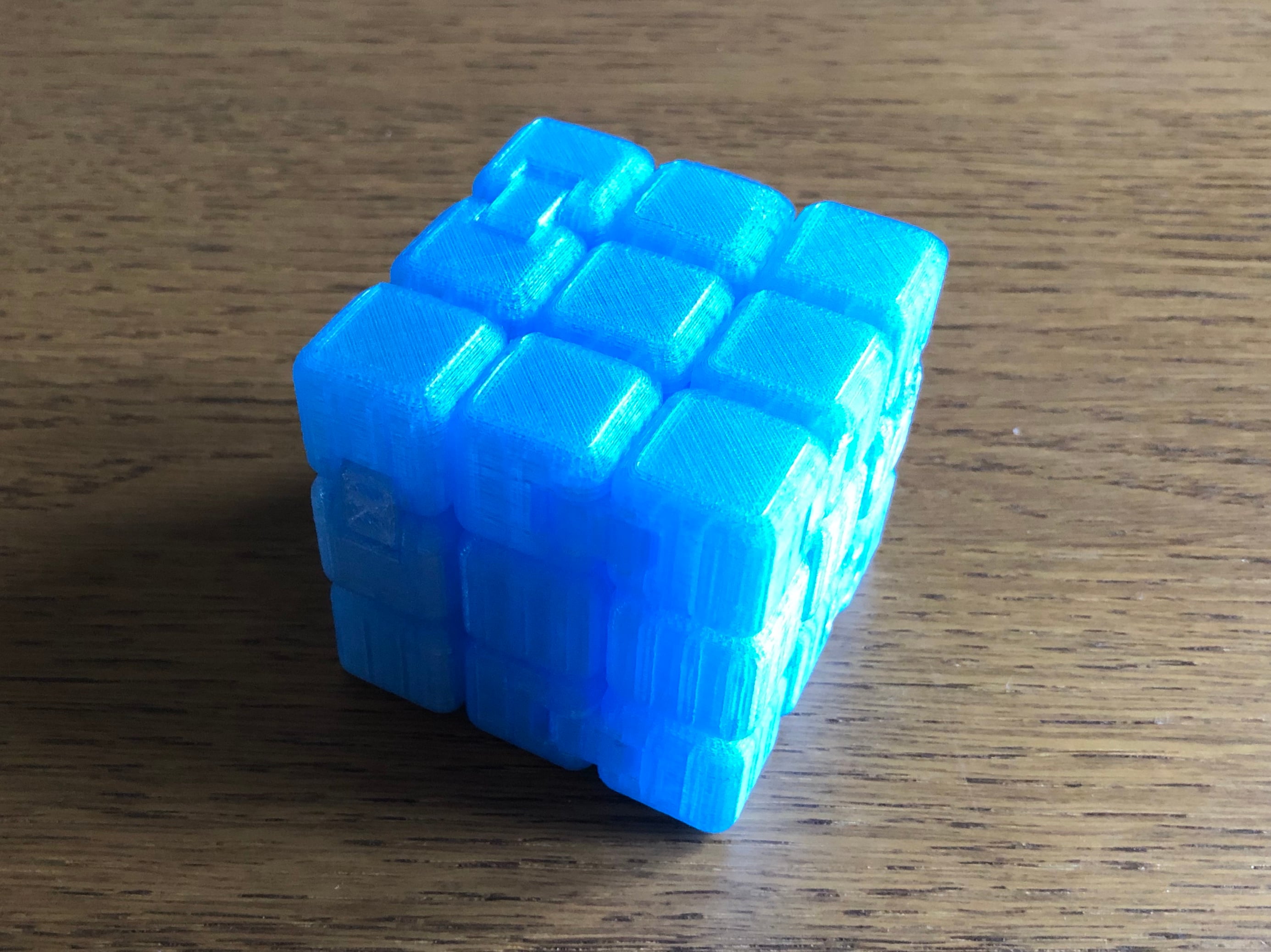 Print-in-place Cube Snake Puzzle