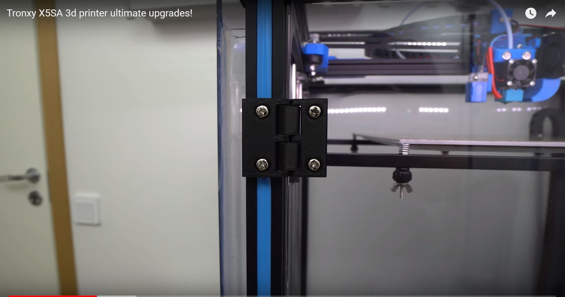 Tronxy X5SA enclosure hinge