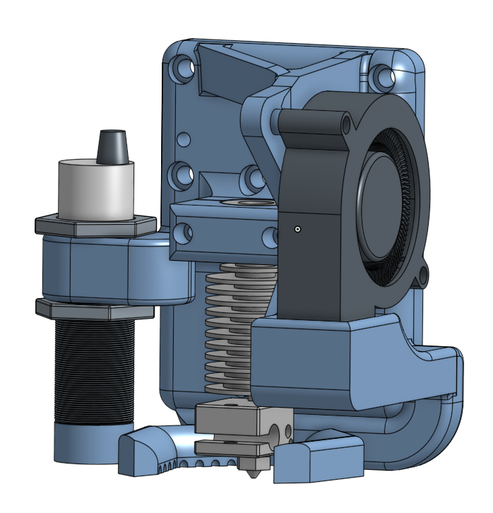 Prusa i3/Hesine M505 (Anet A8 compatible) x Carriage for E3Dv6 (Bowden)