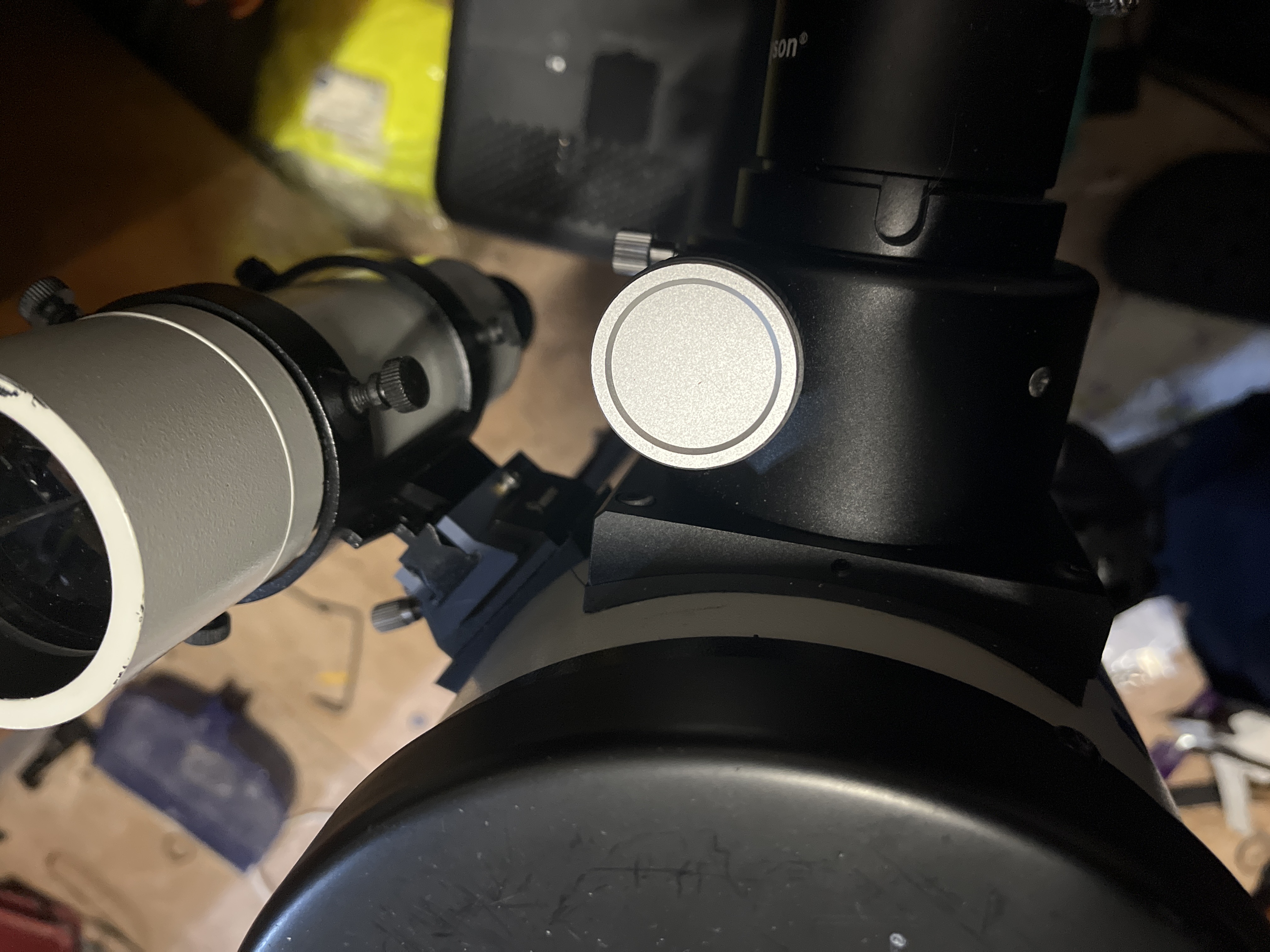 Meade SN6 (Schmidt Newton 6) Adapter for Chinese focuser and Chinese Vixen clamp.