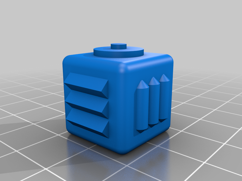 Fijj Cube | No Supports Easy-Print Fidget Cube (Tactile)
