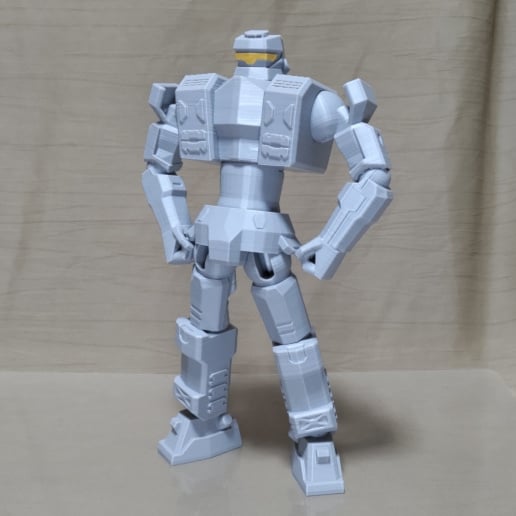 Ball-joint robot toy "Bouncer Blaze"